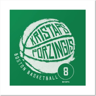 Kristaps Porzingis Boston Basketball Posters and Art